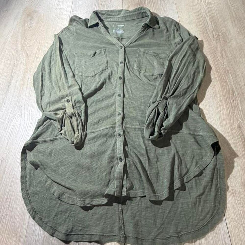 Unbranded Women's Green and Khaki Shirt